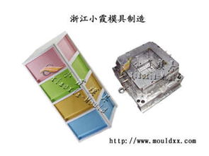 7l塑料儲物框模具,明亮活潑的色調